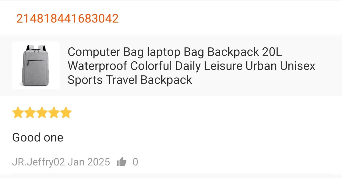 Customer review