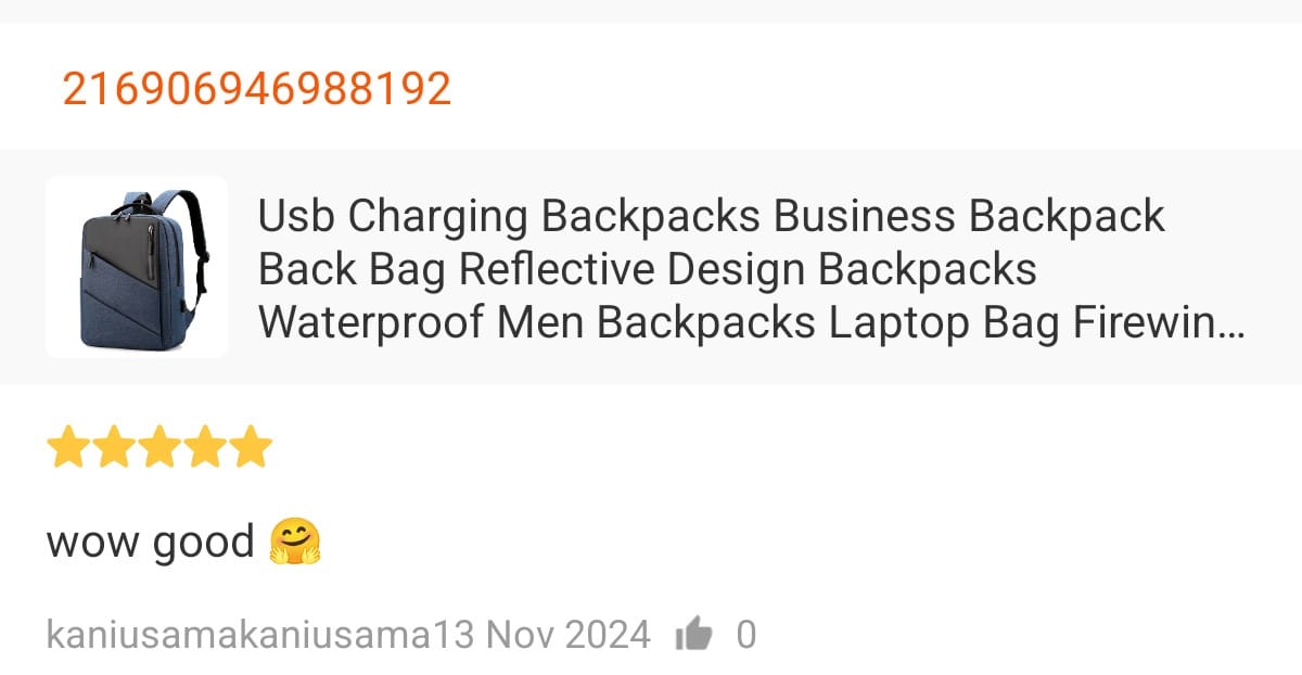 Customer review