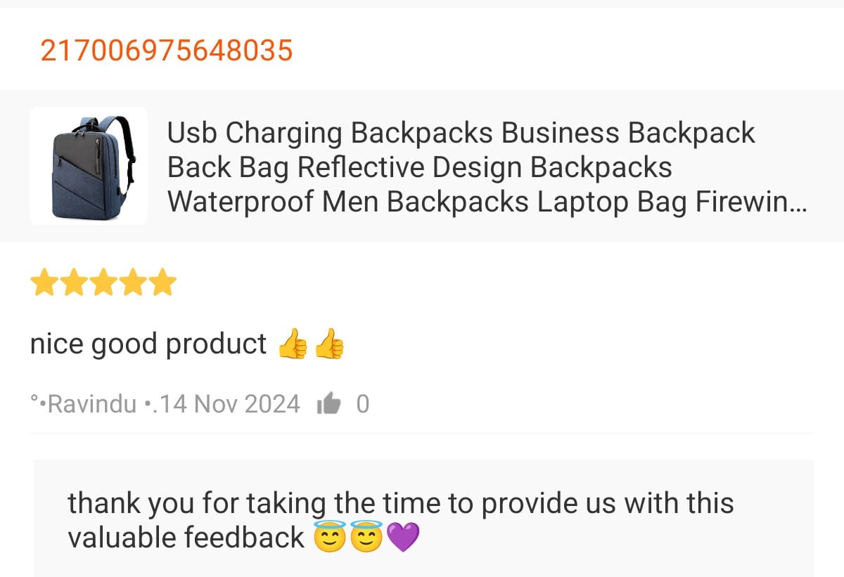 Customer review