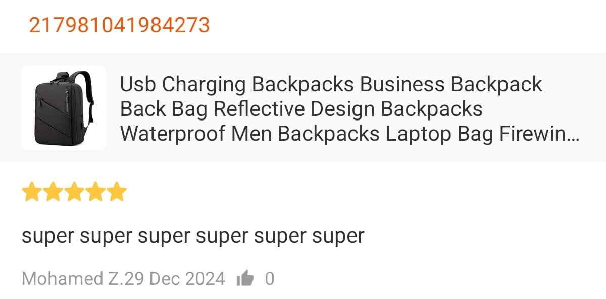 Customer review